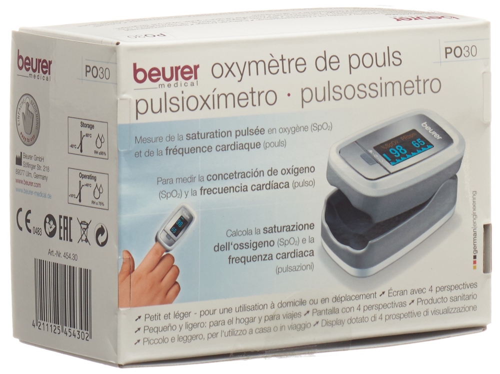 BEURER Fingerpulsoximeter PO 30