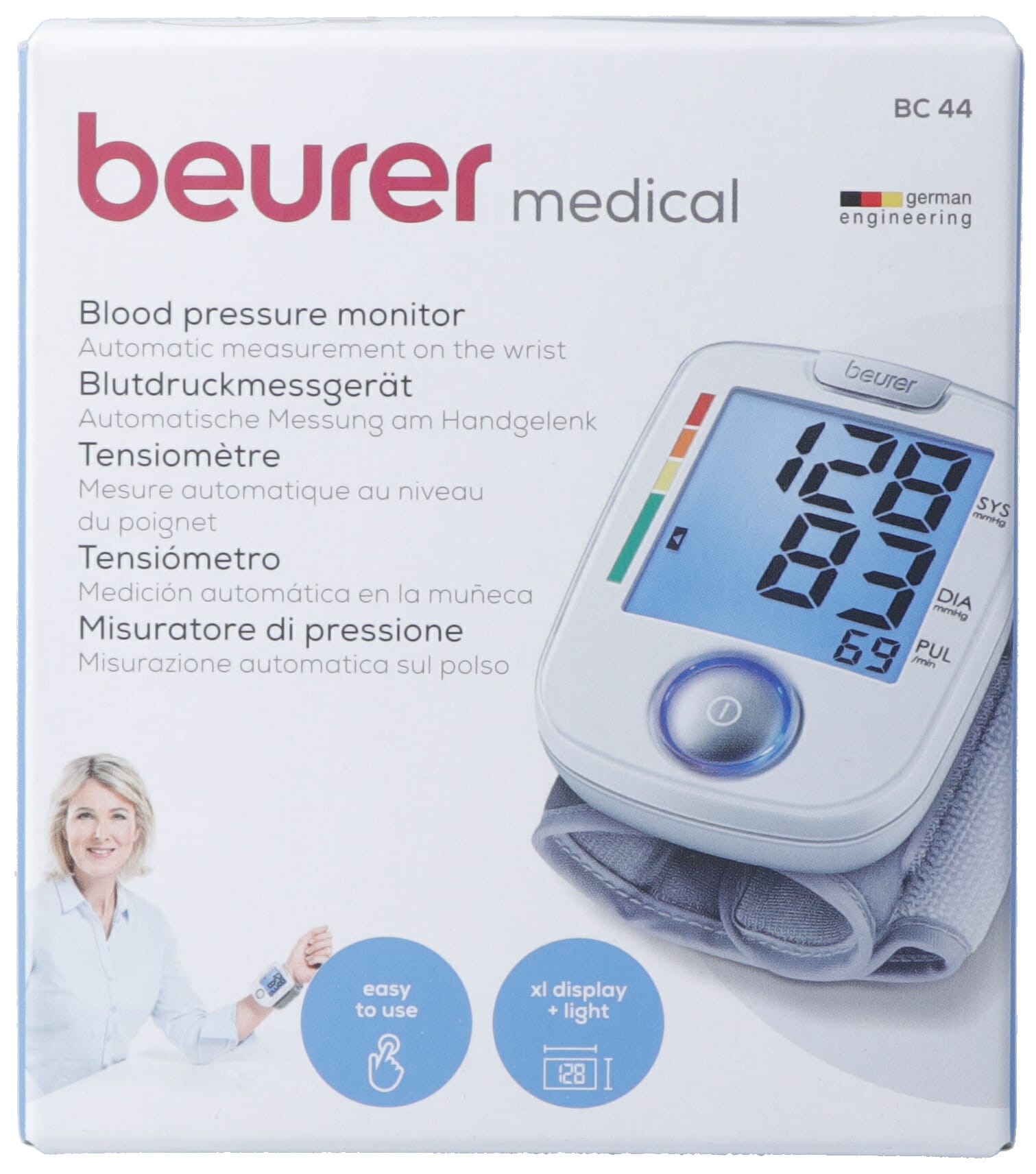 BEURER Blutdruckmessgerät Handgelenk BC 44 Easy