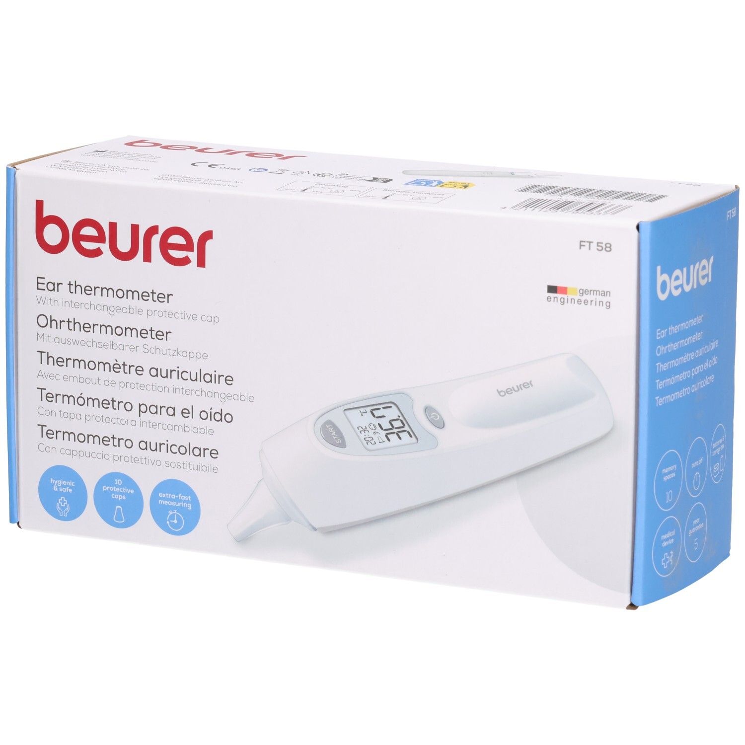BEURER Ohrthermometer FT 58 Infrarot