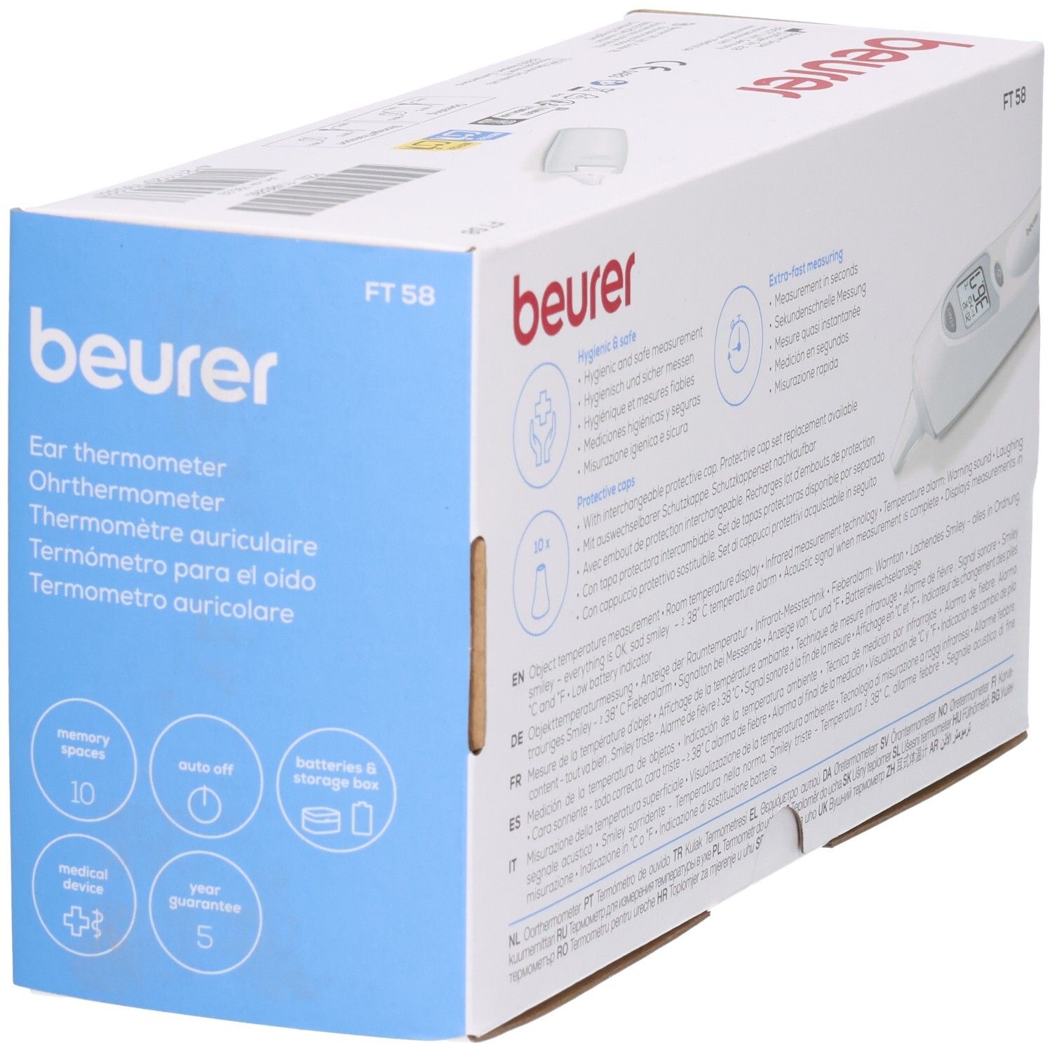 BEURER Ohrthermometer FT 58 Infrarot