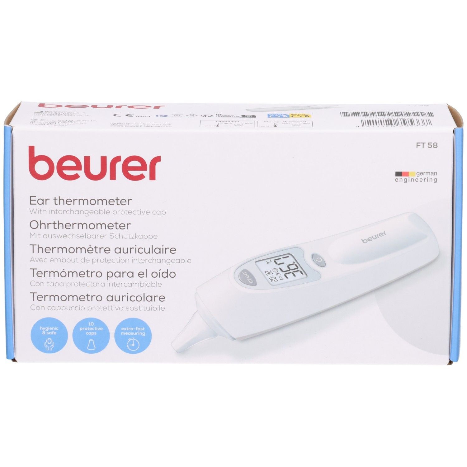 BEURER Ohrthermometer FT 58 Infrarot