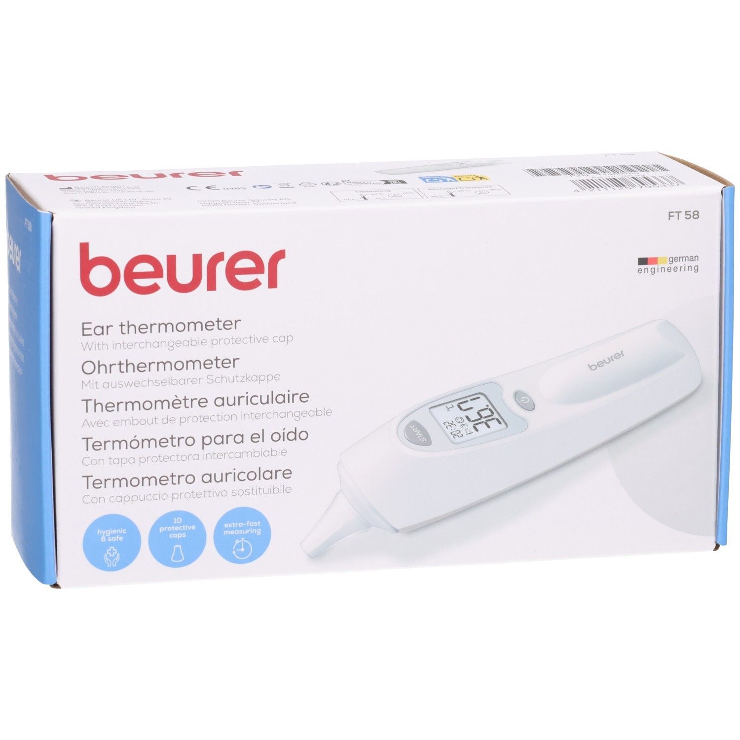 BEURER Ohrthermometer FT 58 Infrarot