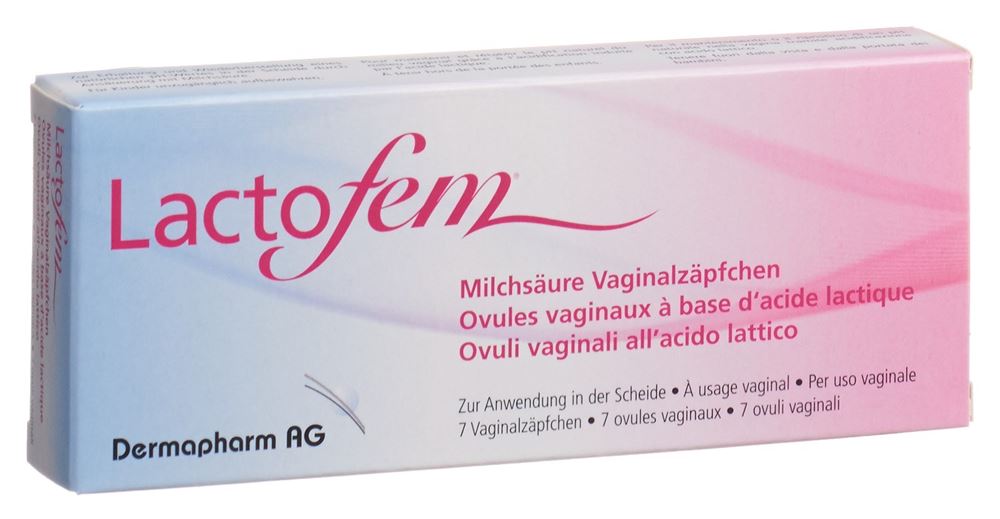 LACTOFEM Milchsäure Vaginalzäpfchen 7 Stk