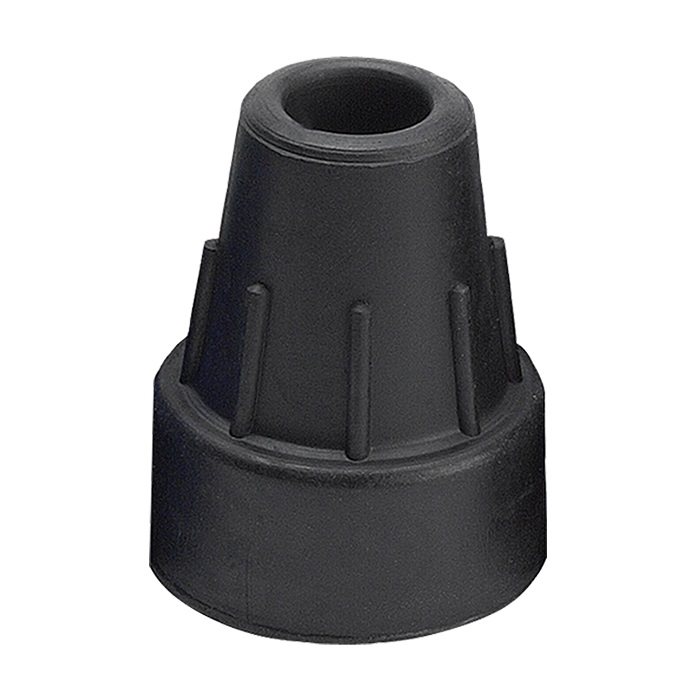 SAHAG Krückenkapseln 16mm schwarz 1 Paar