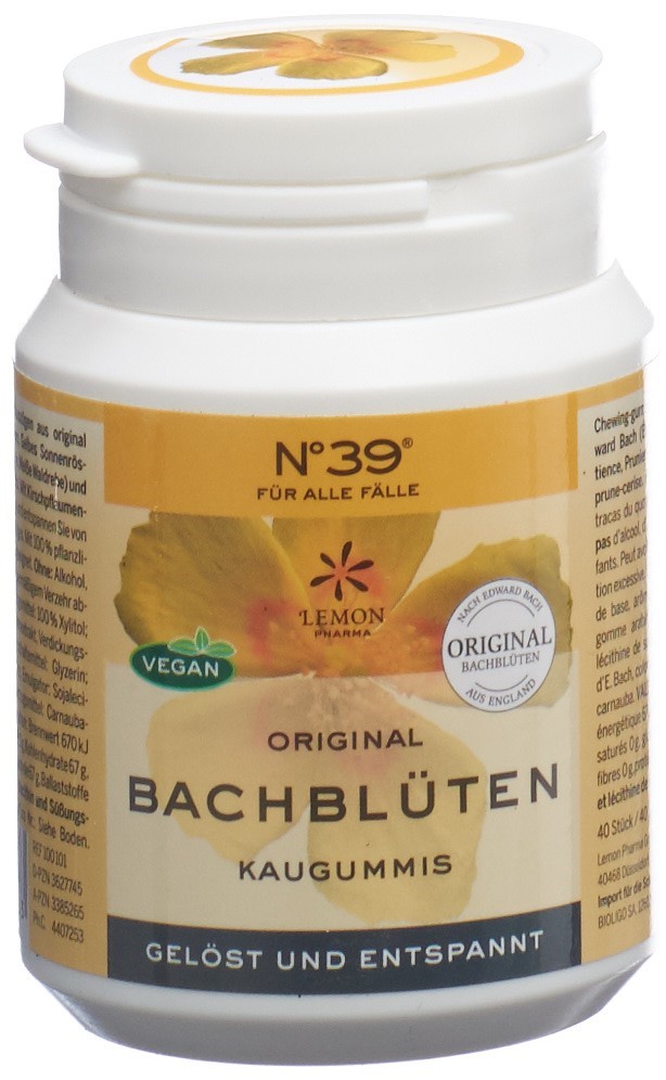 LEMON PHARMA Dr Bach Kaugummi Notfall Ds 60 g