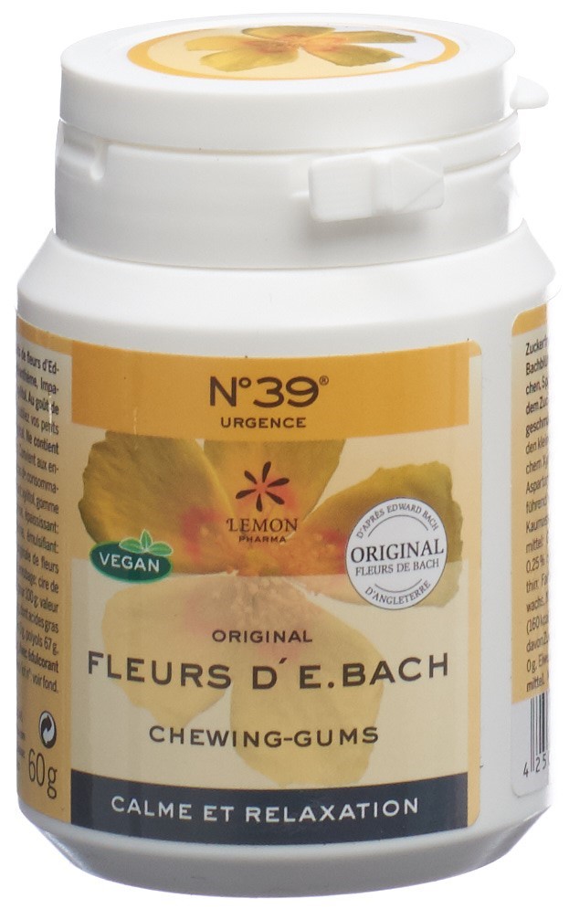 LEMON PHARMA Dr Bach Kaugummi Notfall Ds 60 g