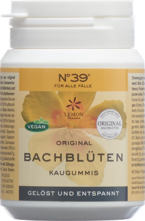 LEMON PHARMA Dr Bach Kaugummi Notfall Ds 60 g