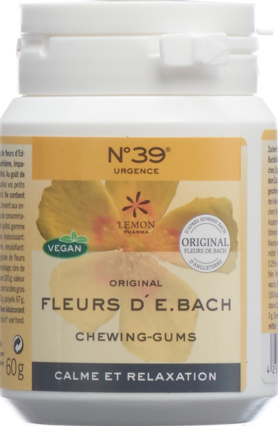 LEMON PHARMA Dr Bach Kaugummi Notfall Ds 60 g