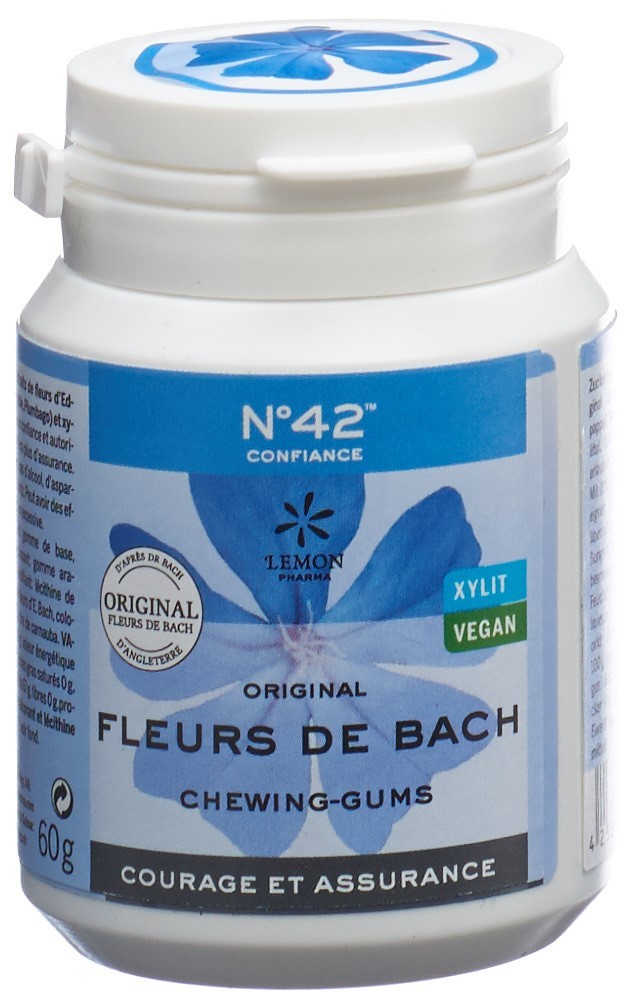 LEMON PHARMA Dr Bach Kaugummi Selbstvertra Ds 60 g
