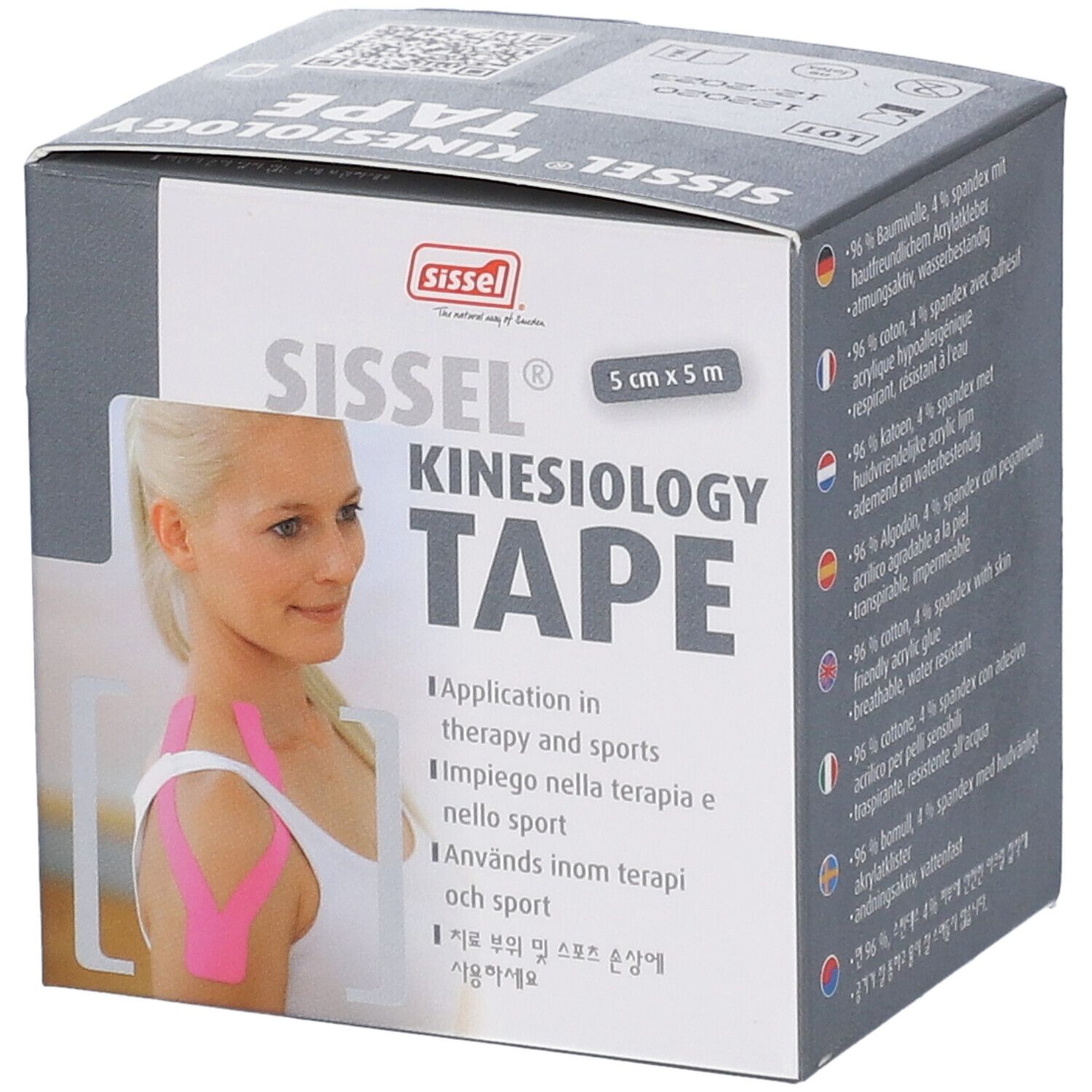 SISSEL Kinesiology Tape 5cmx5m pink