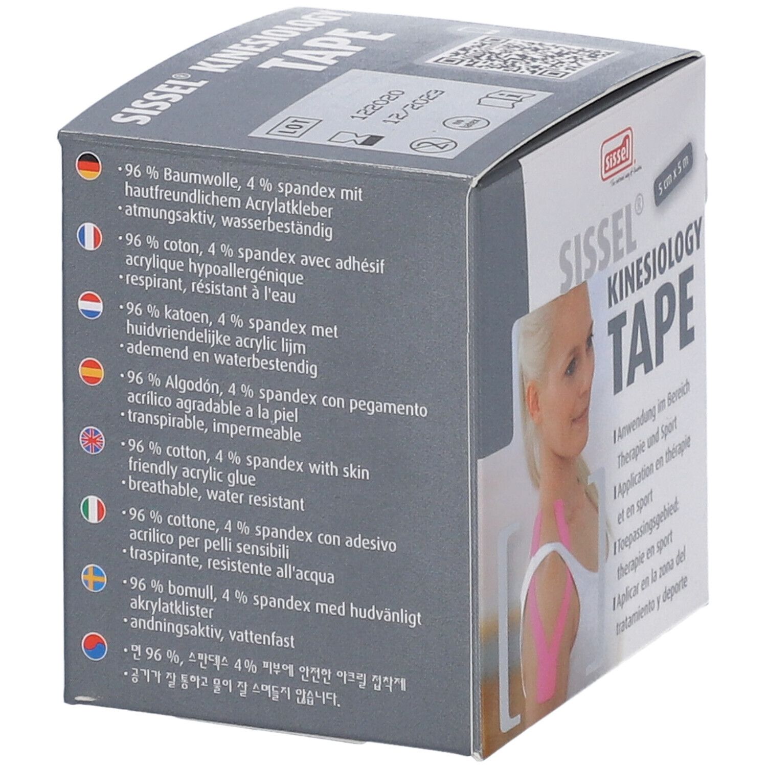 SISSEL Kinesiology Tape 5cmx5m pink