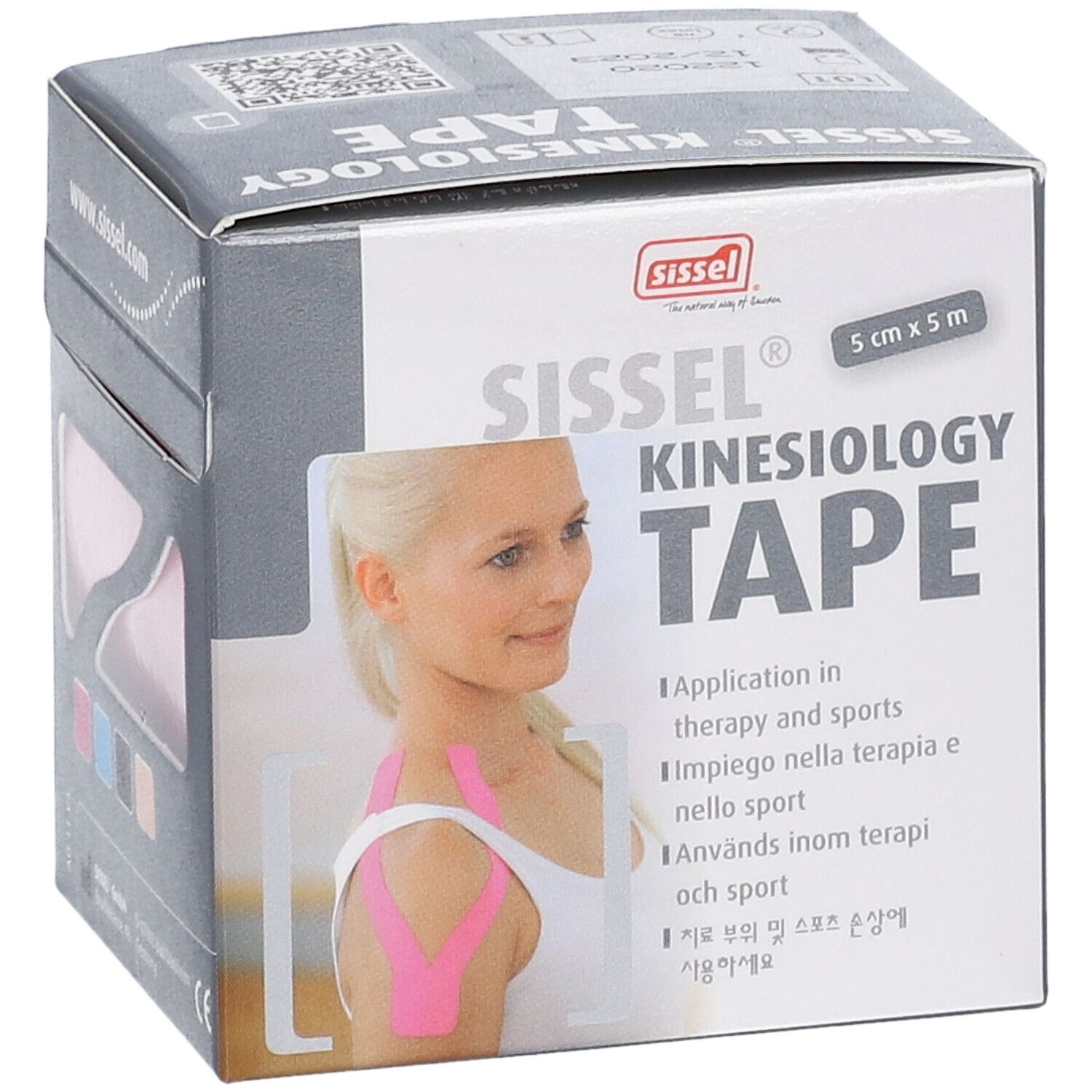 SISSEL Kinesiology Tape 5cmx5m pink