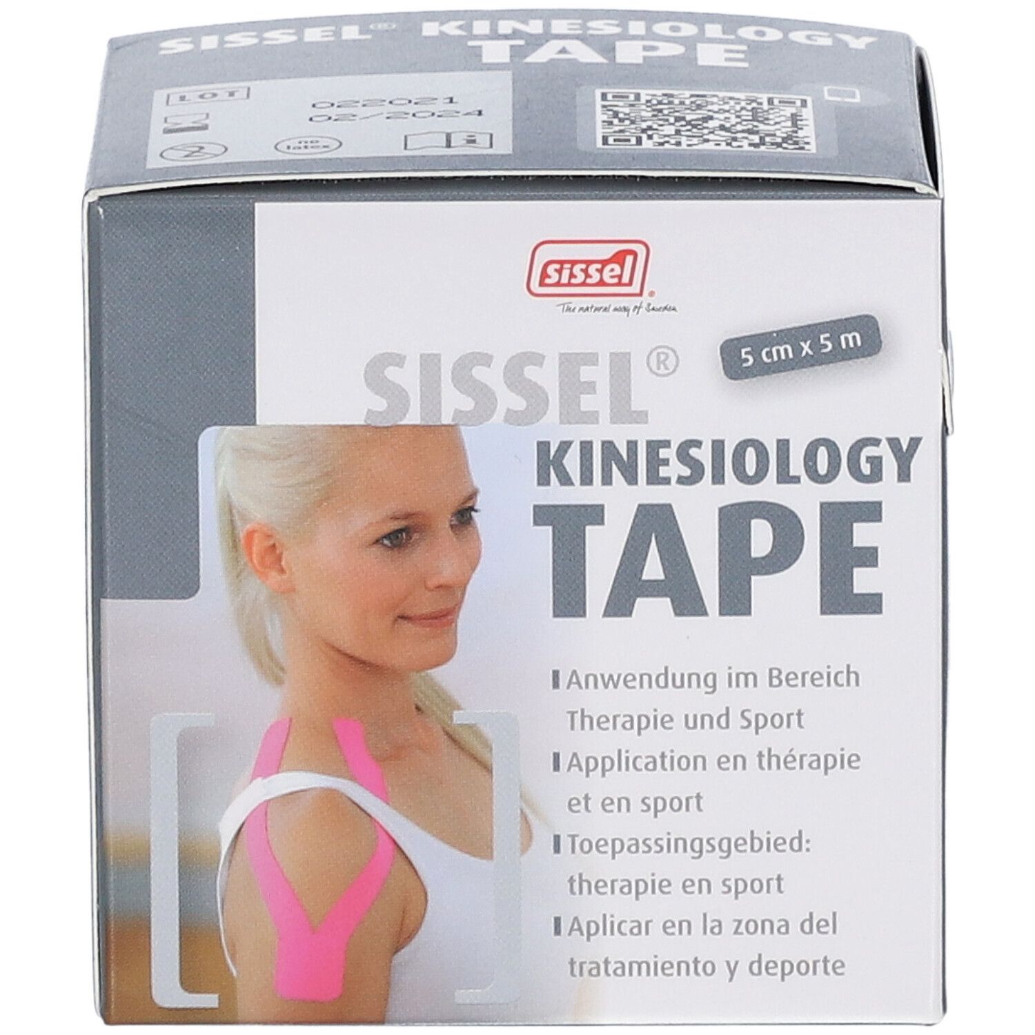 SISSEL Kinesiology Tape 5cmx5m schwarz