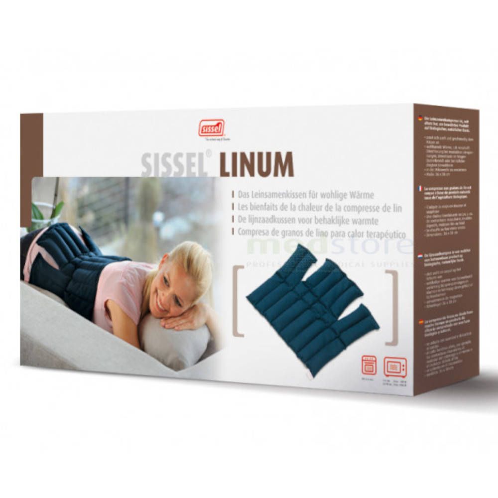 SISSEL Linum Anatomic 37.5x36/32cm 3-teil blau