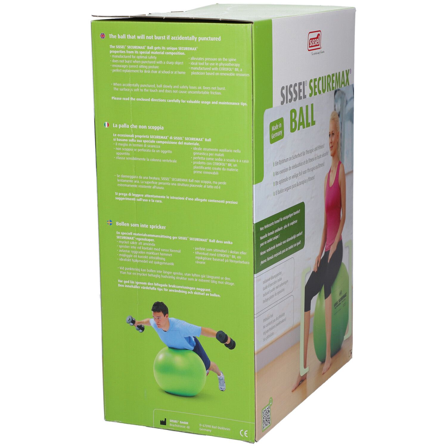 SISSEL Securemax Ball 65cm silber