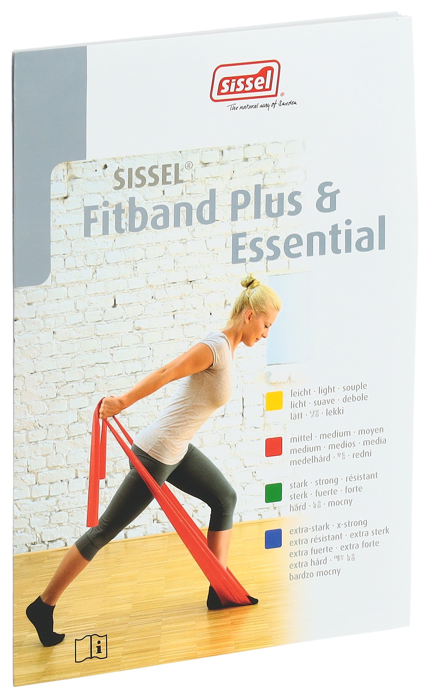SISSEL Fitband 7.5cmx2m blau extra-stark