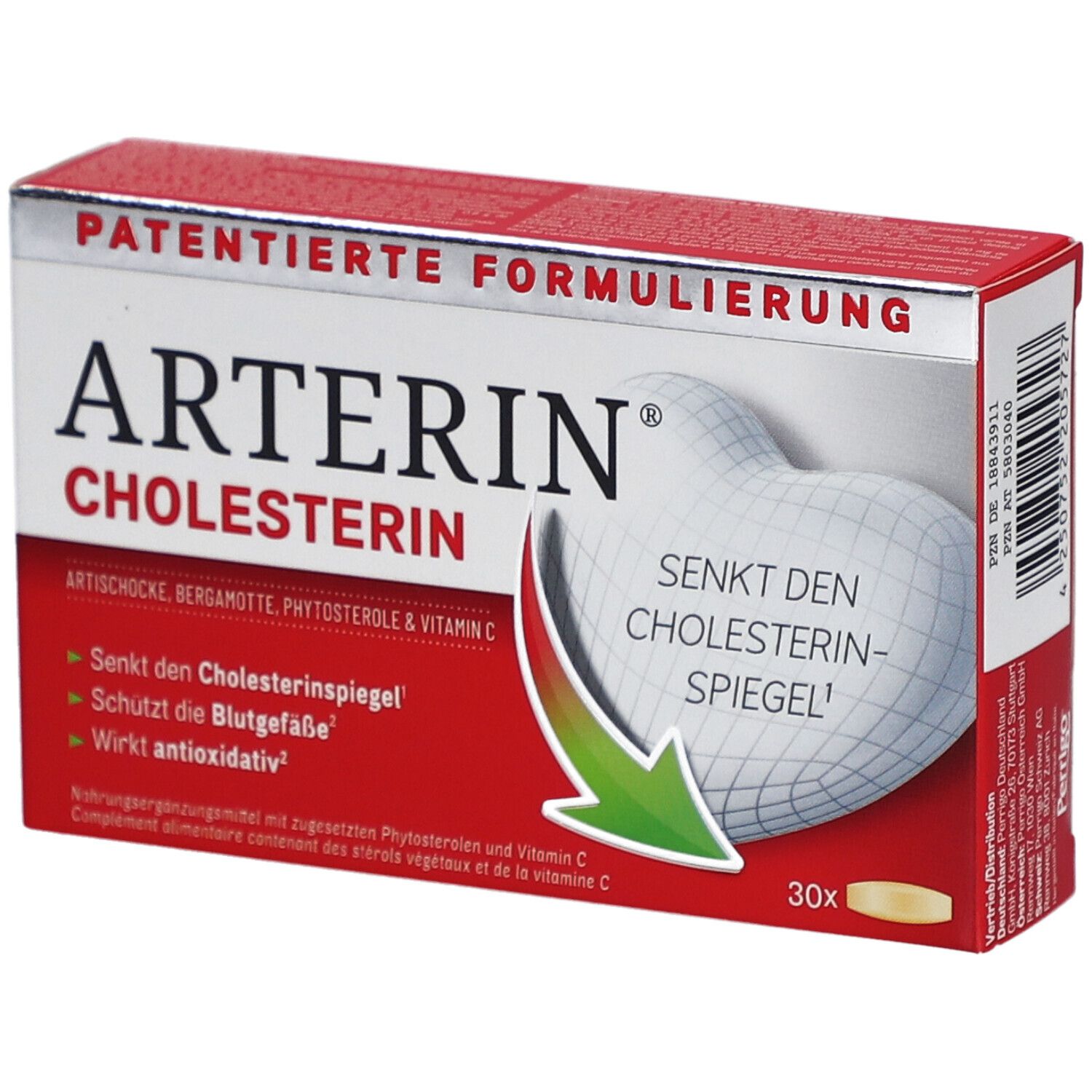 ARTERIN Cholesterin FMC Tabl DACH Blist 30 Stk