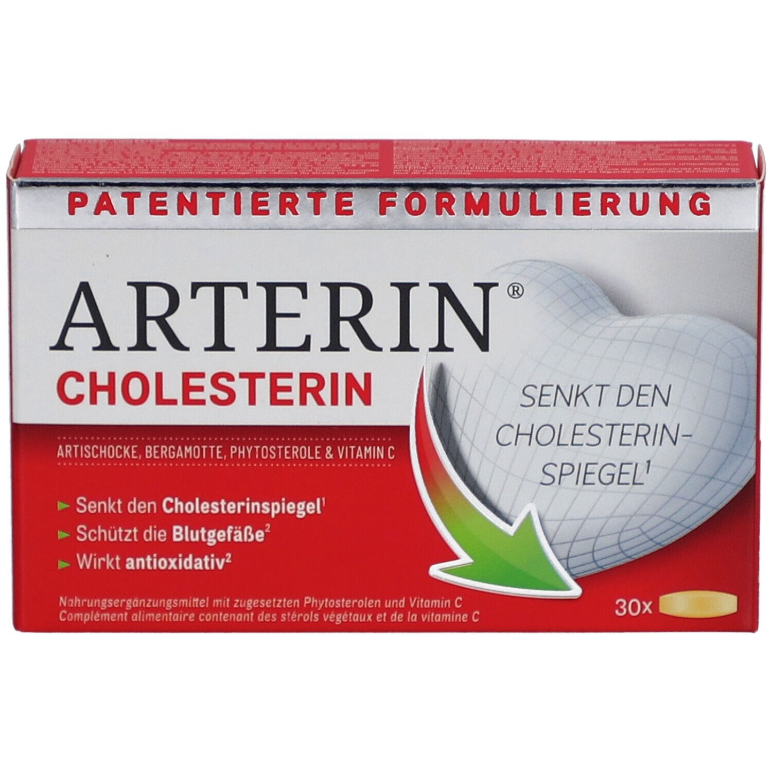 ARTERIN Cholesterin FMC Tabl DACH Blist 30 Stk