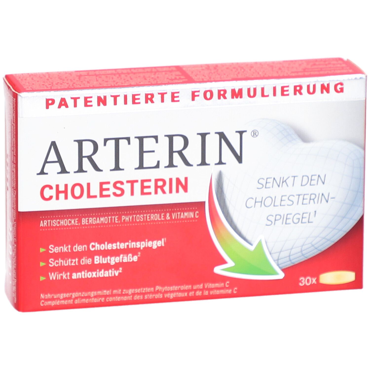 ARTERIN Cholesterin FMC Tabl DACH Blist 30 Stk