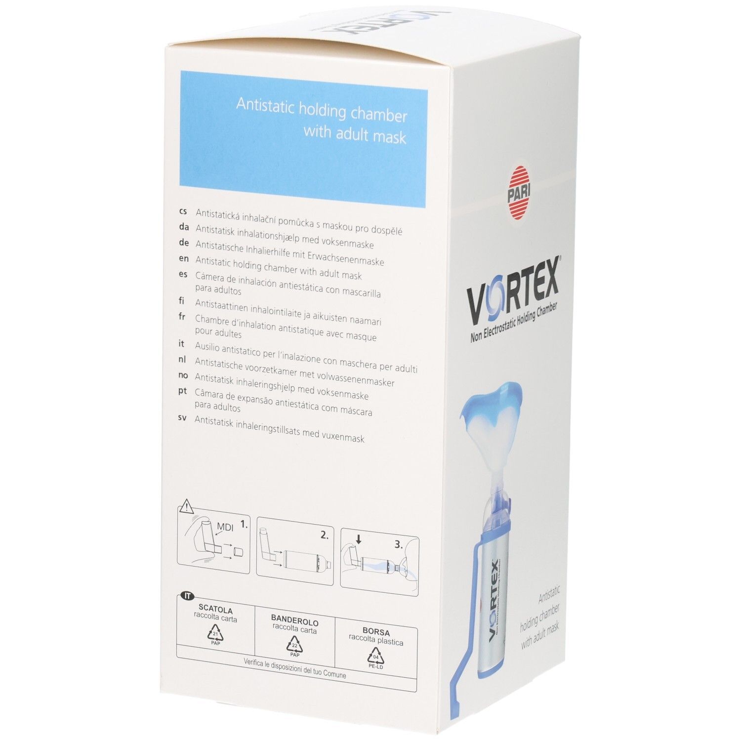 PARI VORTEX Vorschaltkam Erw Maske soft
