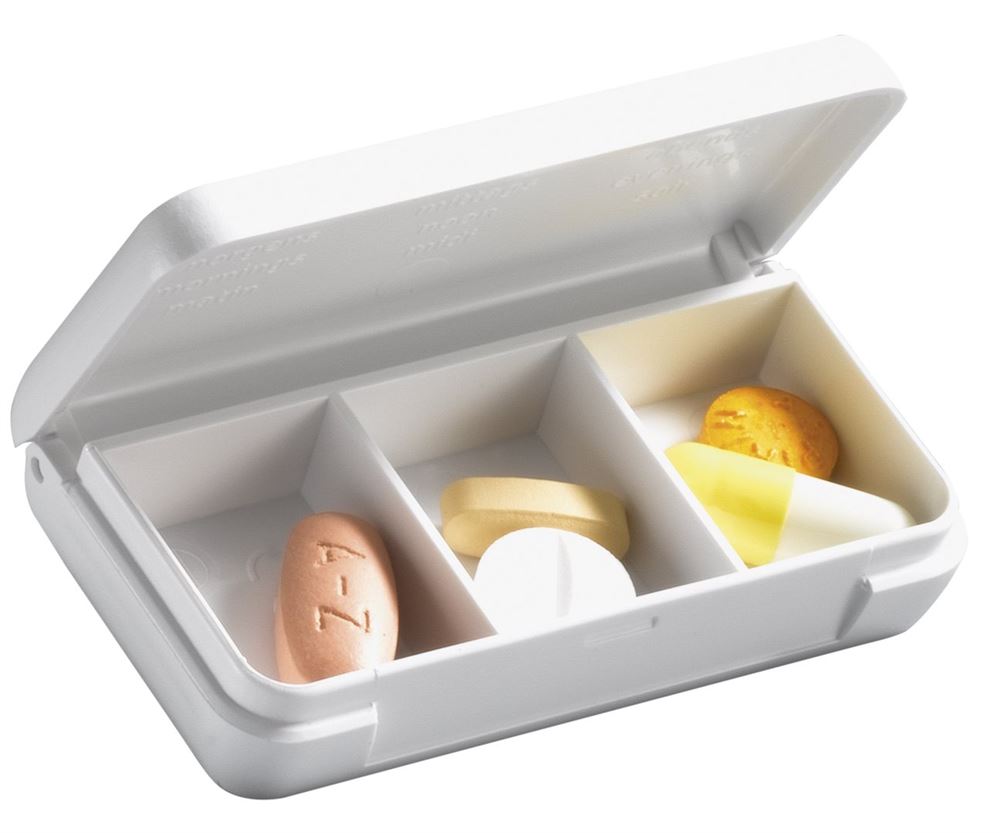 SUPAIR Tablettendose petit 1 Tag 3F weiss