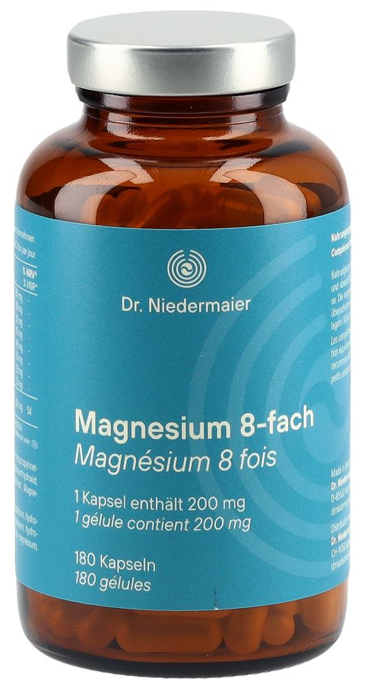 DR. NIEDERMAIER Magnesium 8-fach Kaps Ds 180 Stk