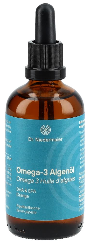 DR. NIEDERMAIER Omega-3 Algenöl Glasfl 100 ml