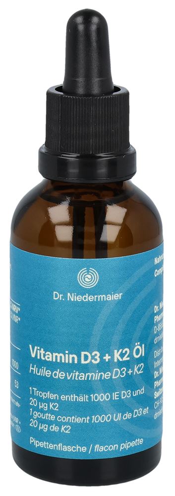 DR. NIEDERMAIER Vitam D3 + K2 Öl Glasfl 50 ml