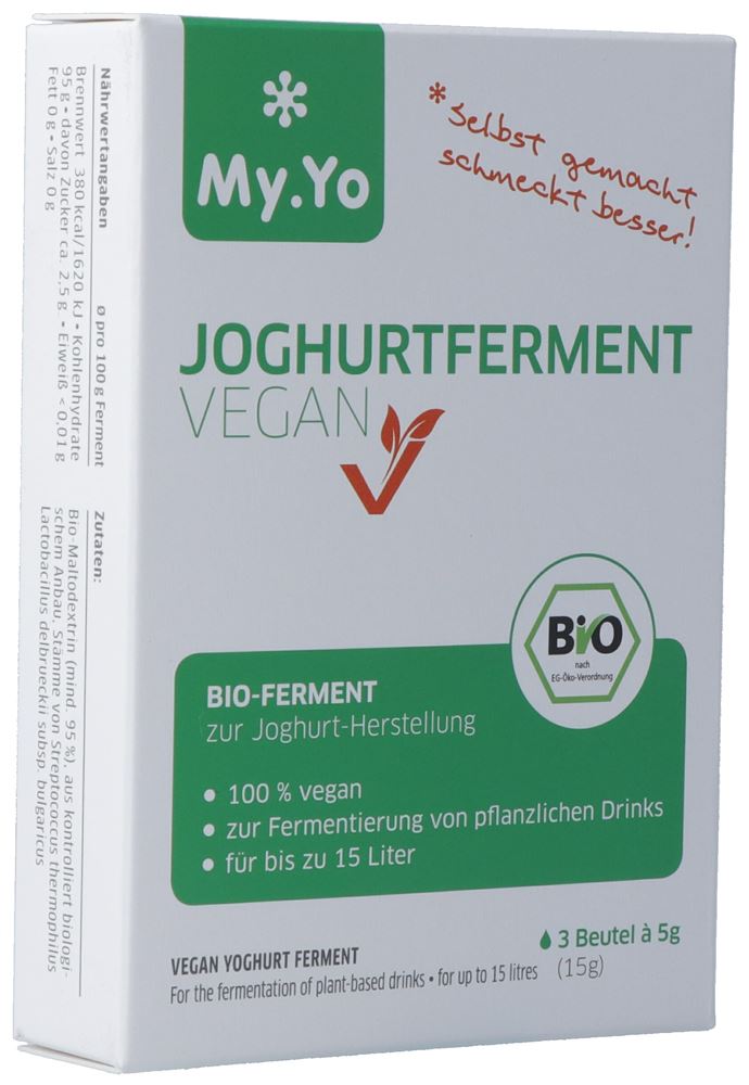 MY.YO Joghurt Ferment Bio vegan 3 x 5 g