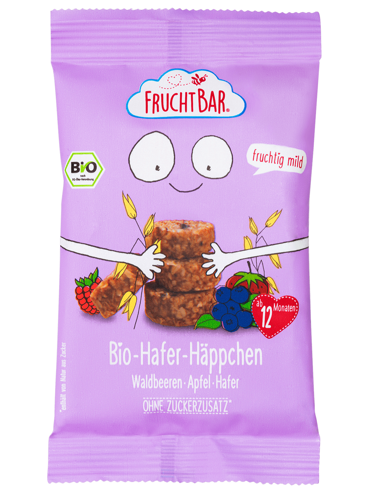 FRUCHTBAR Hafer Häppchen Bio Waldb Apf Hafer 40 g
