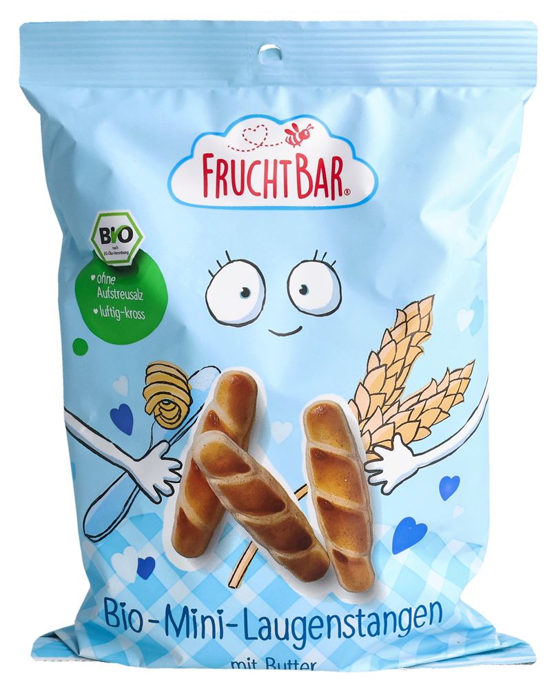 FRUCHTBAR Mini-Laugenstangen Bio Butter Btl 90 g