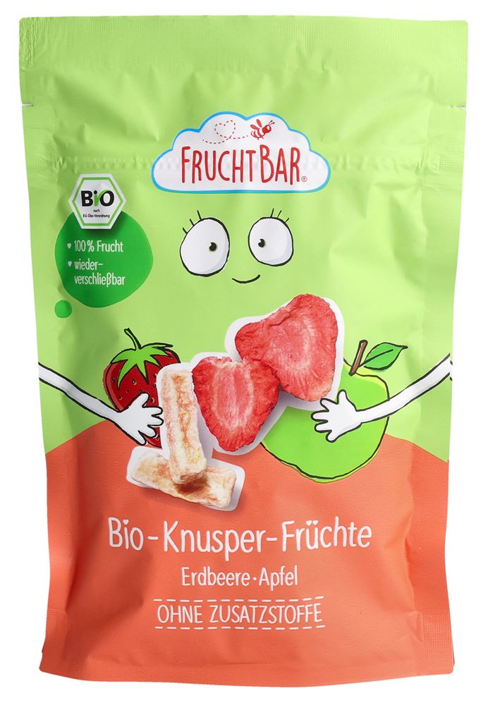 FRUCHTBAR Knusper-Früchte Bio Erdb Apf Btl 15 g