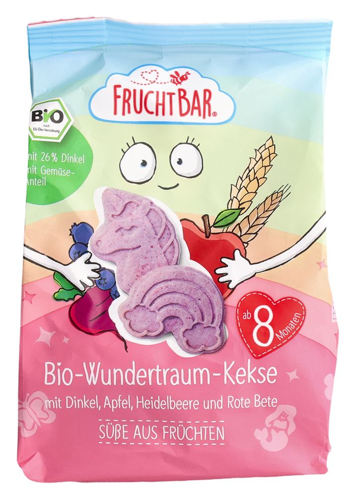 FRUCHTBAR Wundertraum-Kekse Bio Dink Apf Hei 100 g