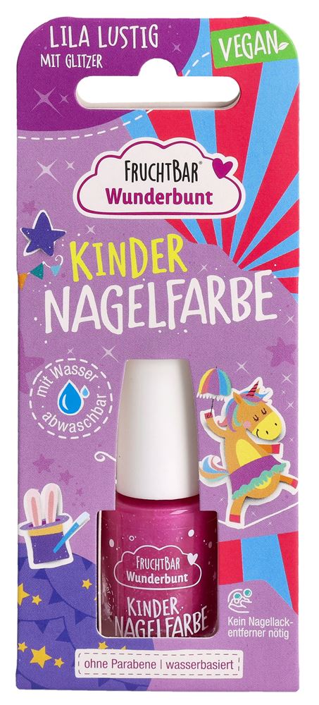 FRUCHTBAR Wunderbunt Kind Nagelfa lila lustig 5 ml