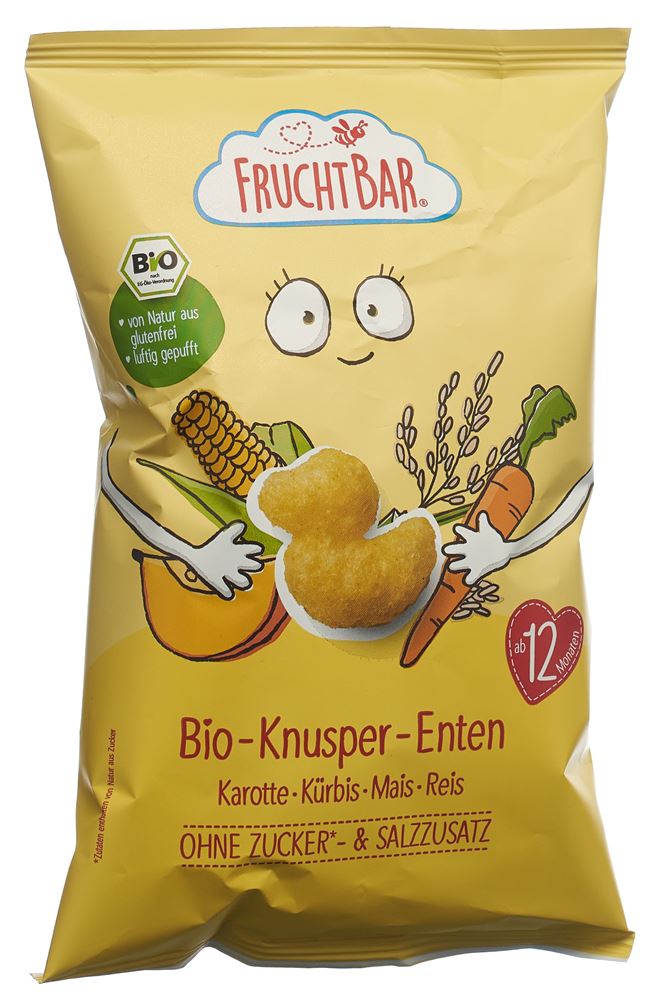 FRUCHTBAR Knusper Enten Bio Karot Kürbis Mais 30 g