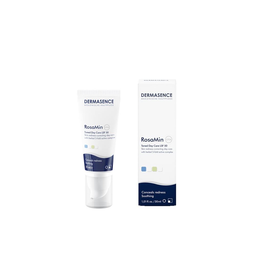 DERMASENCE RosaMin getö Tagespfl LSF50 mit 30 ml