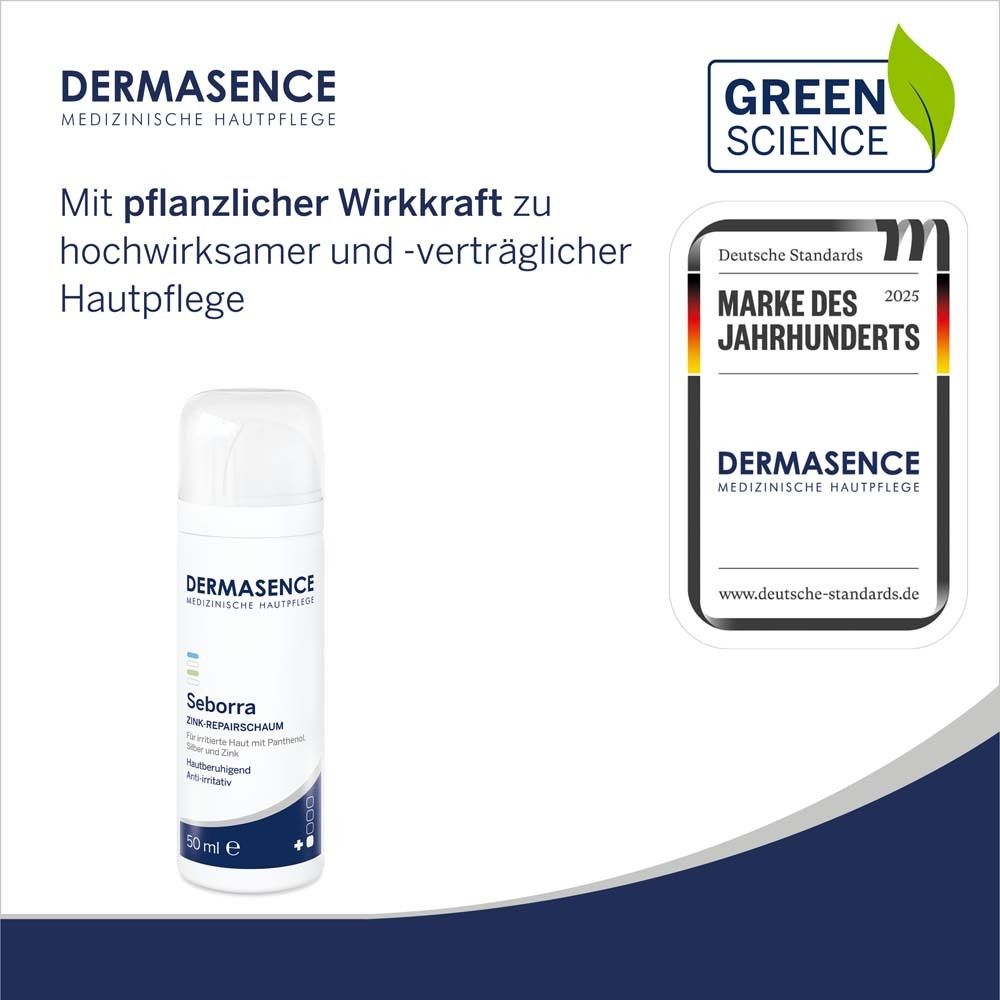 DERMASENCE Seborra Zink-Repairschaum Disp 50 ml