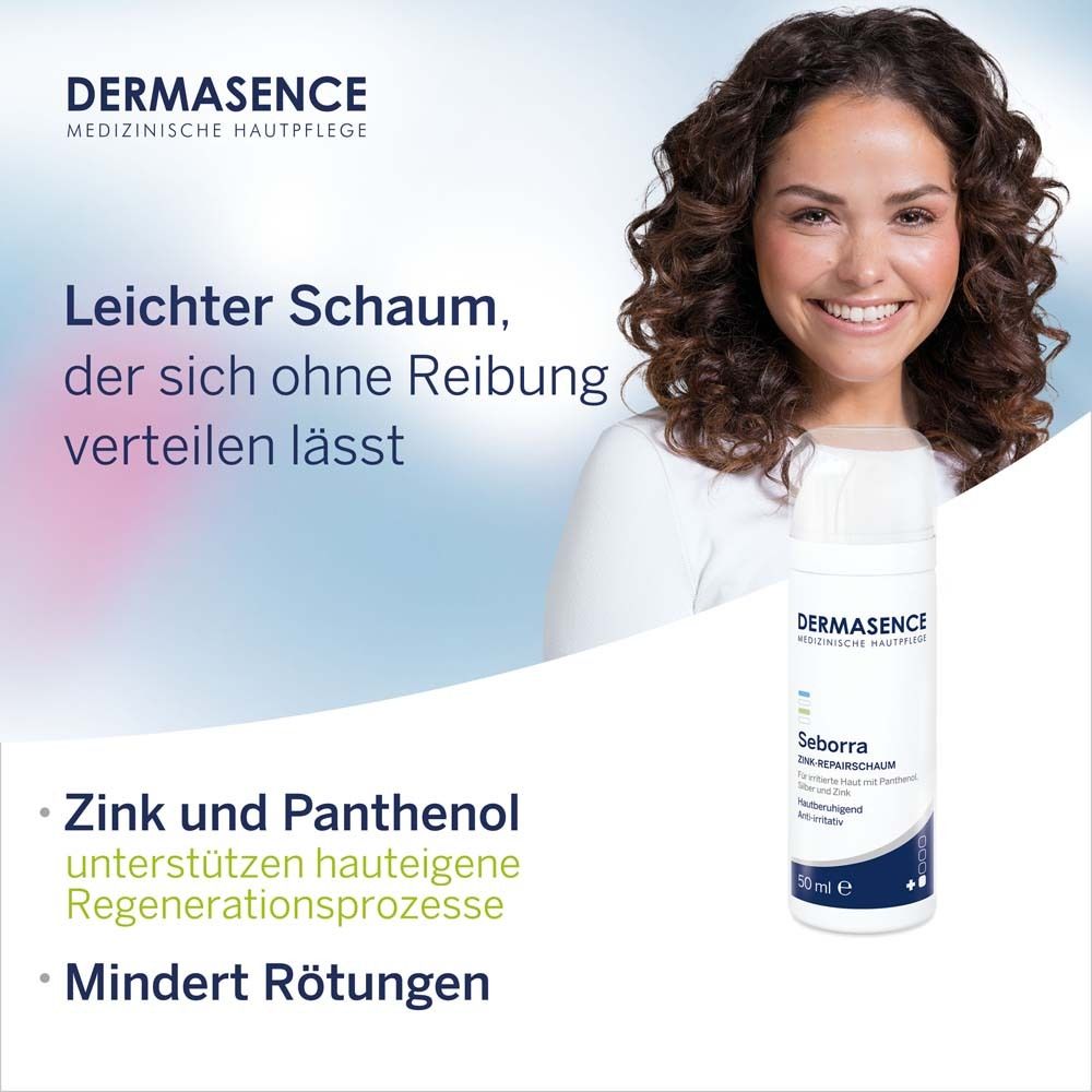 DERMASENCE Seborra Zink-Repairschaum Disp 50 ml