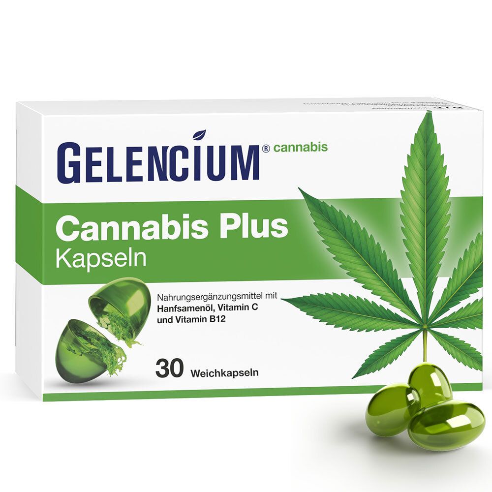 GELENCIUM Cannabis Plus Kaps Blist 30 Stk