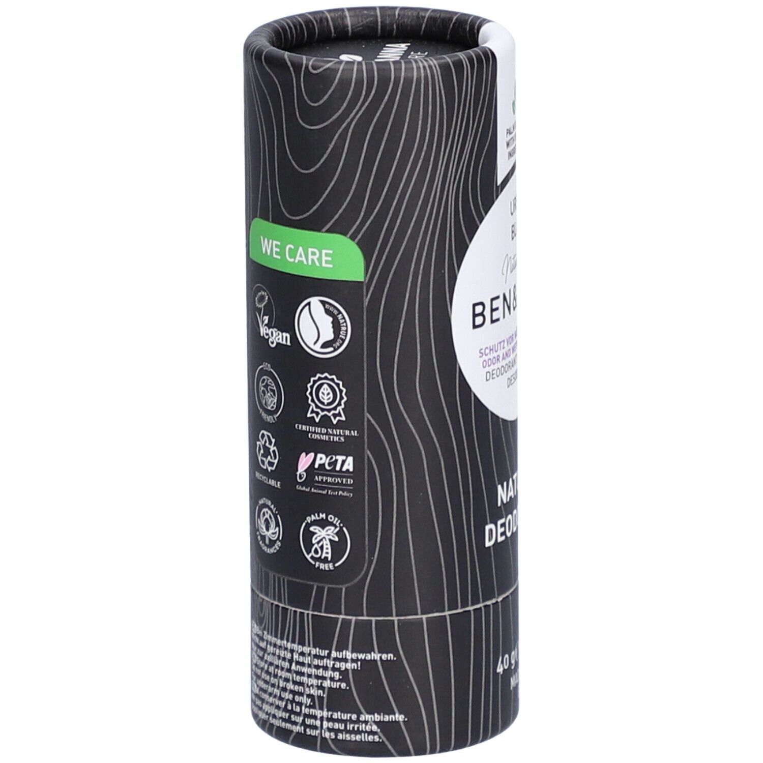BEN&ANNA Deo Stick Urban Black 40 g
