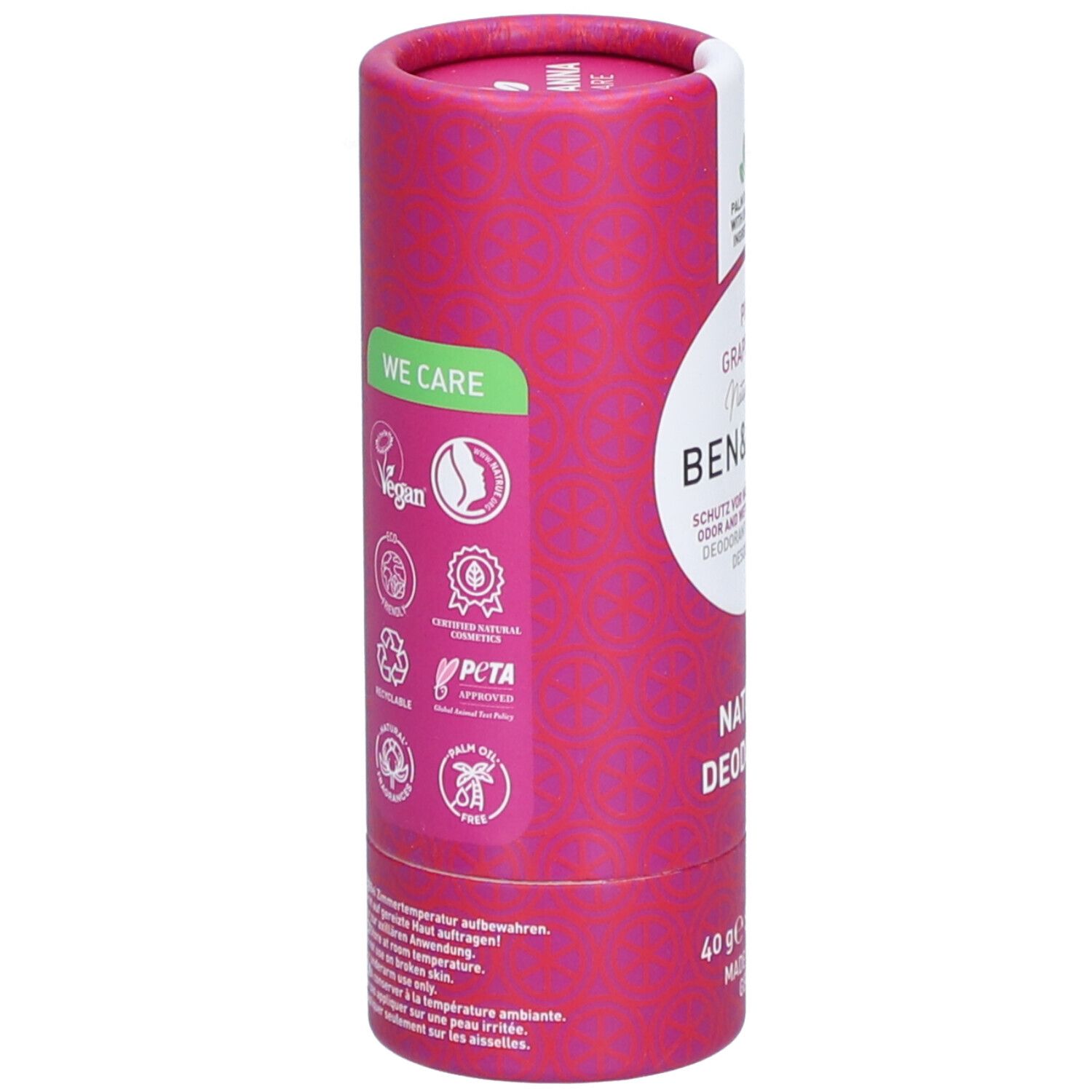 BEN&ANNA Deo Stick Pink Grapefruit 40 g