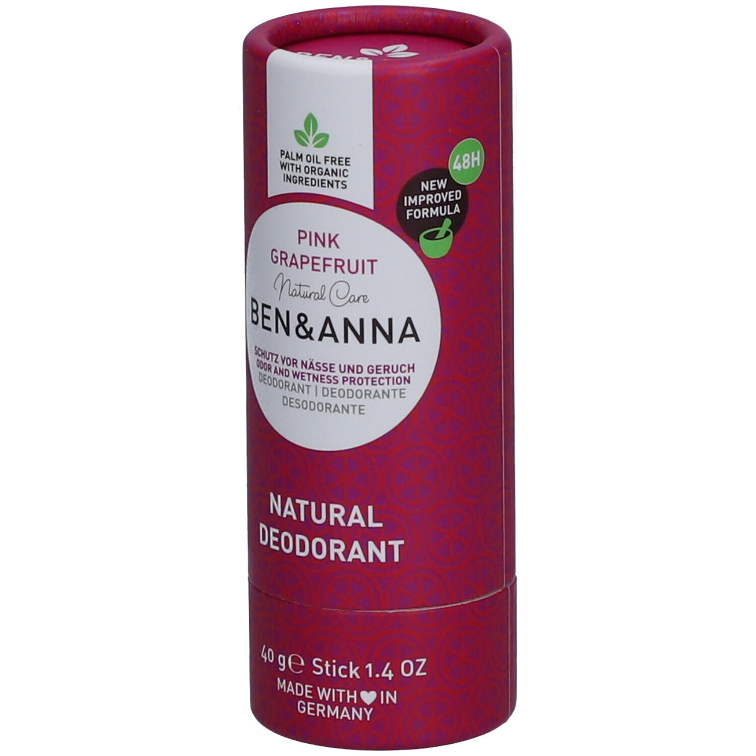 BEN&ANNA Deo Stick Pink Grapefruit 40 g