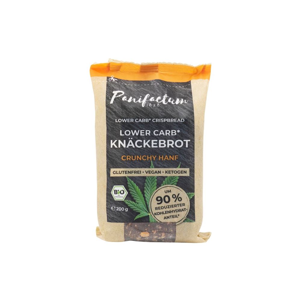 PANIFACTUM Lowcarb Knäckebrot Bio glutenfr 200 g
