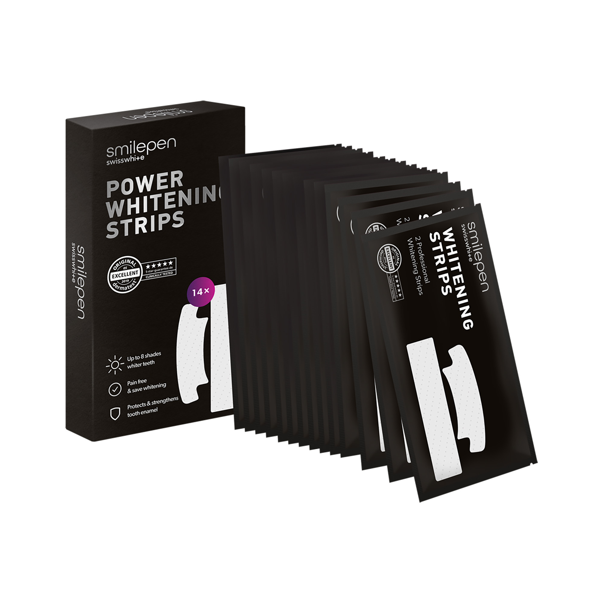 SMILEPEN Power Whitening Strips 14 x 2 Stk