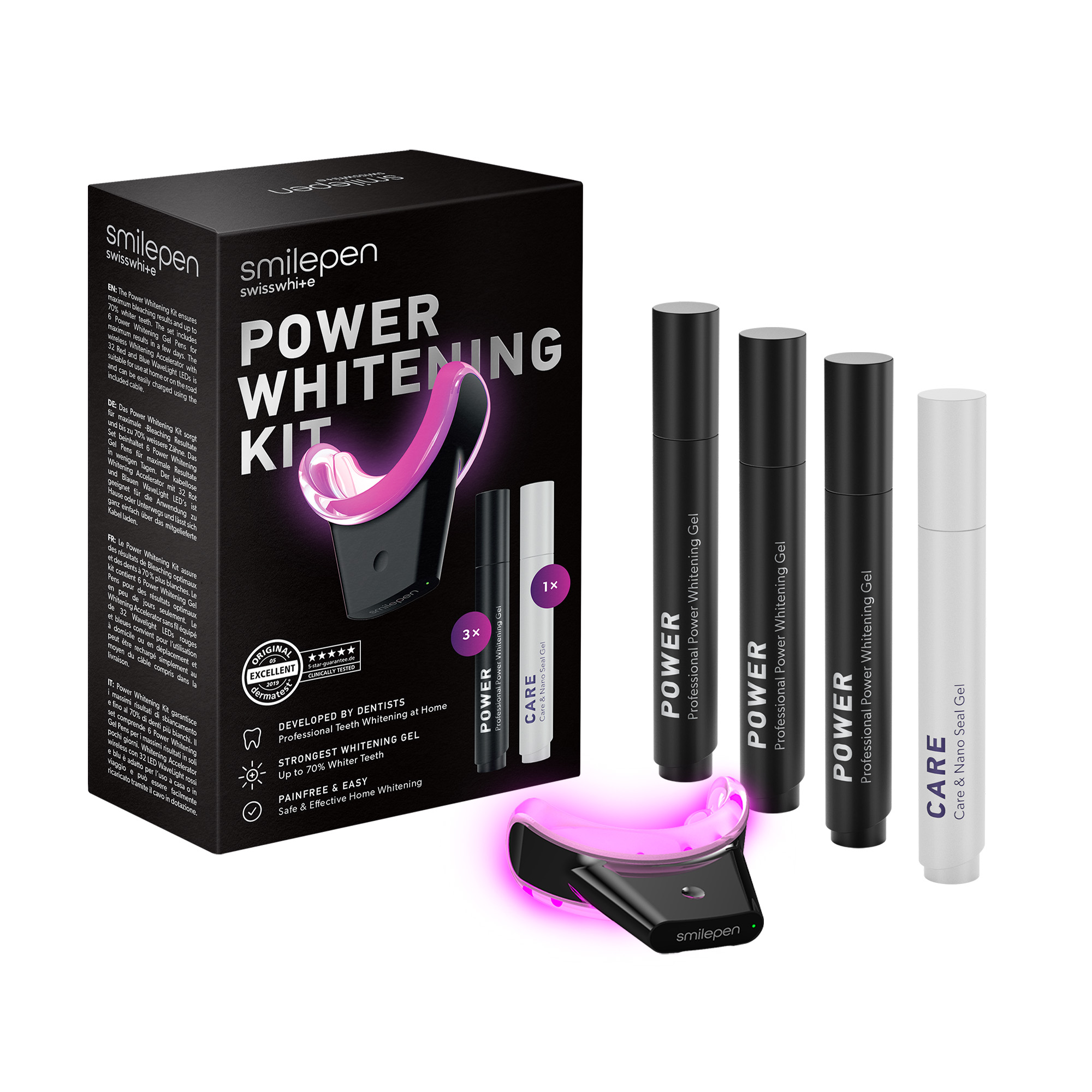 SMILEPEN Power Whitening Kit & Care