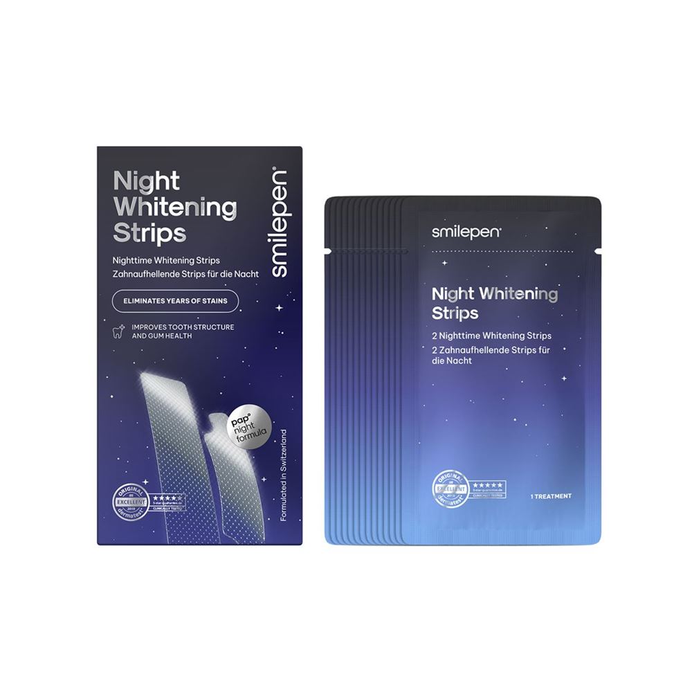 SMILEPEN Night Whitening Strips 10 x 2 Stk