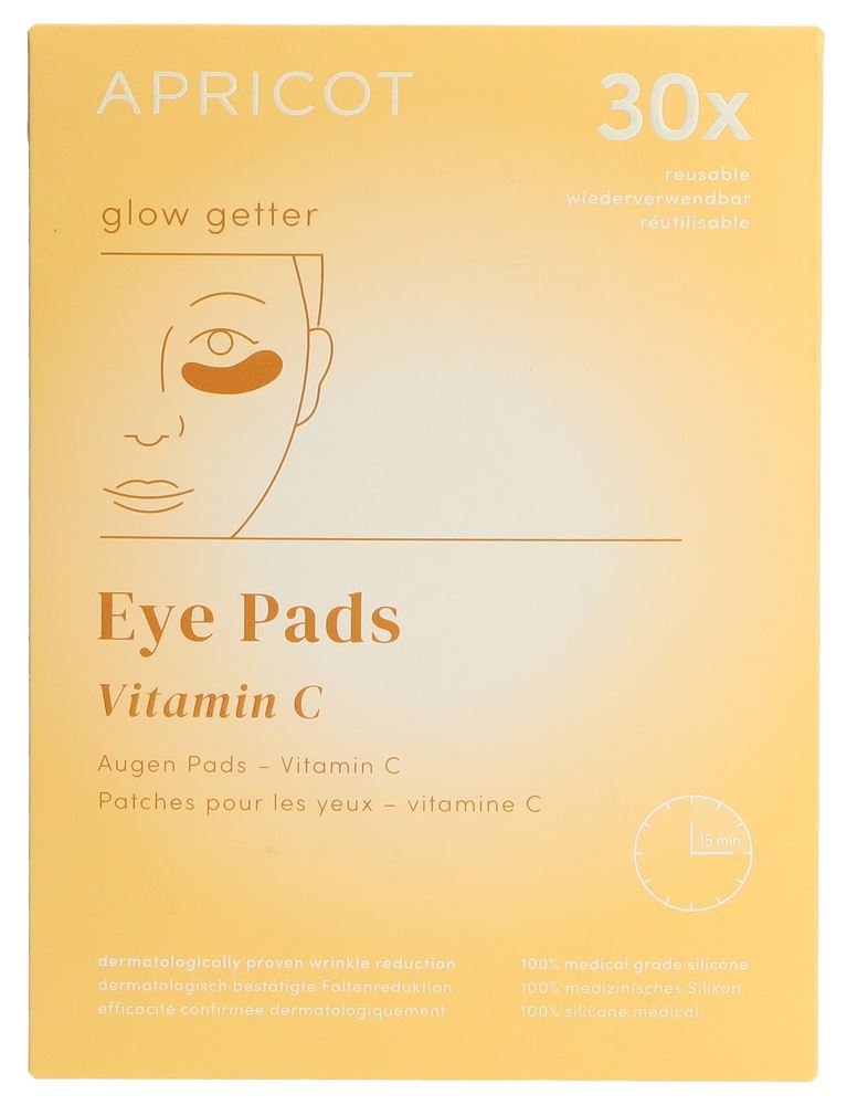 APRICOT Augen Pad wiederv glow better 2 Stk