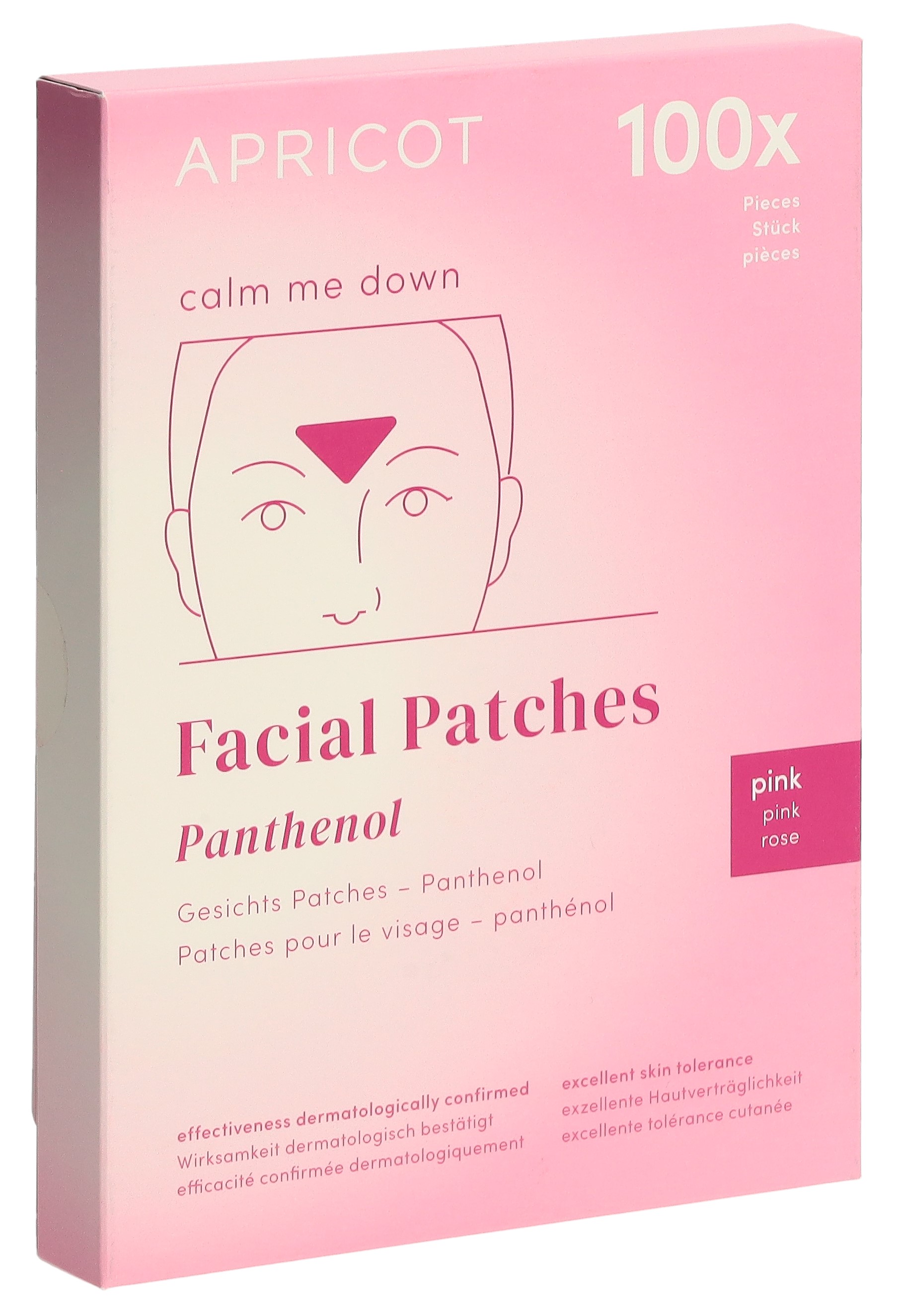 APRICOT Gesichtspatches calm me down 100 Stk