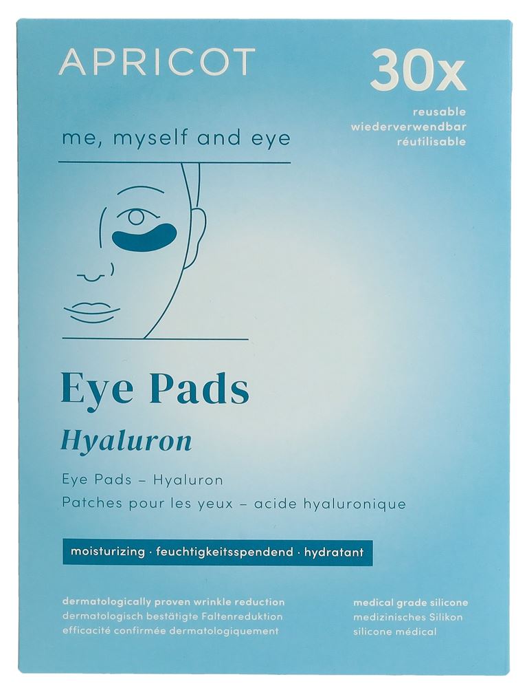 APRICOT Augen Pad wiederv Hyaluron 2 Stk