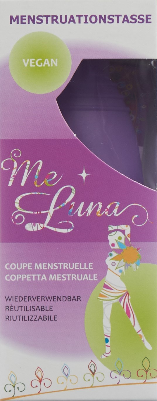 ME LUNA Menstruationstasse Classic XL Ring Violett